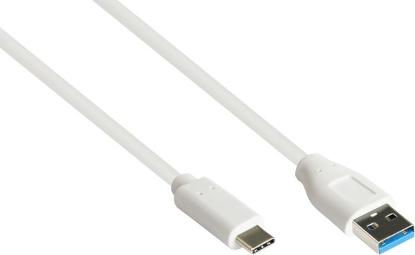 ALCASA GC 2831-AC010W - USB 3.1 Kabel A Stecker auf C Stecker weiss 1.0 m (2831-AC010W)