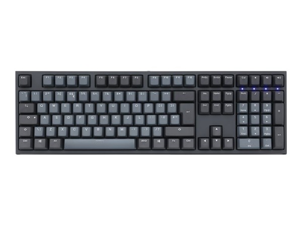 DUCKYCHANNEL ONE 2 Skyline PBT Gaming Tastatur, MX-Red - Grau