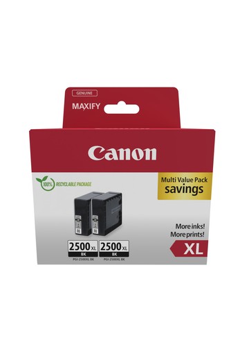 CANON PGI-2500 XL BK schwarz Twin Pack