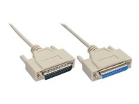 Datenkabel 25pol Sub D St/Bu 1:1 vergossen 20m