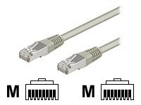 WENTRONIC Patch-Kabel - RJ-45 (M) - RJ-45 (M) - 1.0 m - SFTP- (Kategorie 5e) - grau (50144)