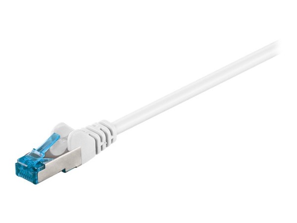 WENTRONIC CAT 6a Netzwerkkabel LS0H 2xRJ45 Stecker - S/FTP 2xgeschirmt: PIMF + Gesamtschirm (Geflech