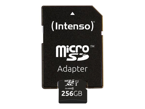 INTENSO microSD 256GB UHS-I Prem CL10