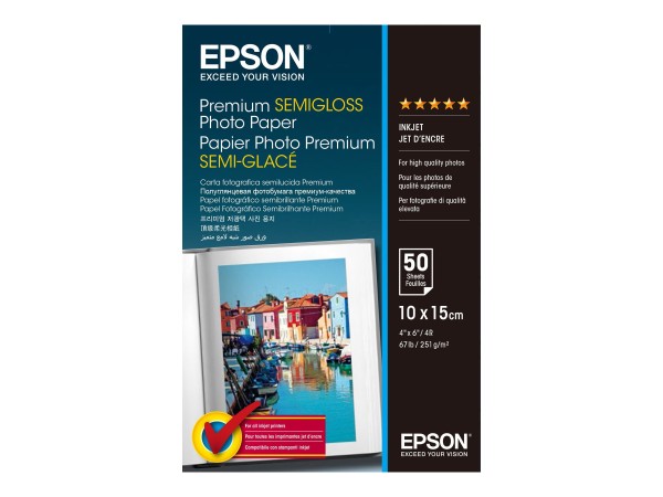 Epson Fotopapier 10x15 50Bl. seidenmatt für StylusPhoto R800