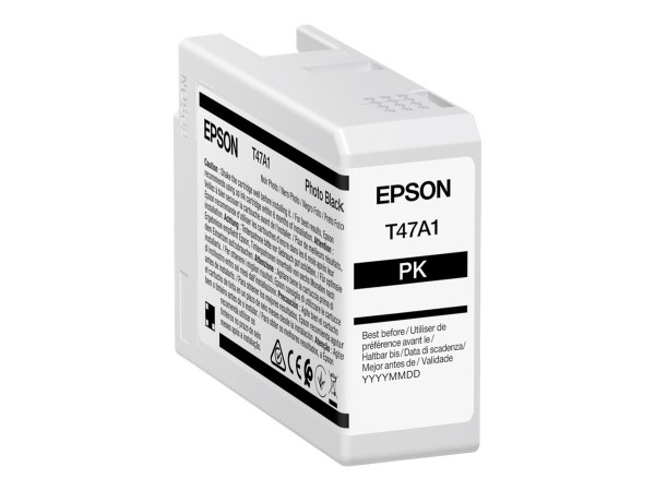 EPSON Singlepack Photo Black T47A1 UltraChrome Pro 10 ink 50ml