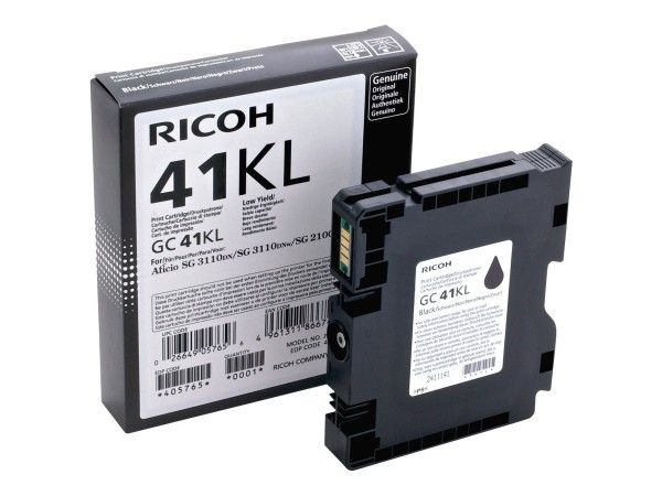 RICOH GC 41KL Low Yield Schwarz Tintenpatrone