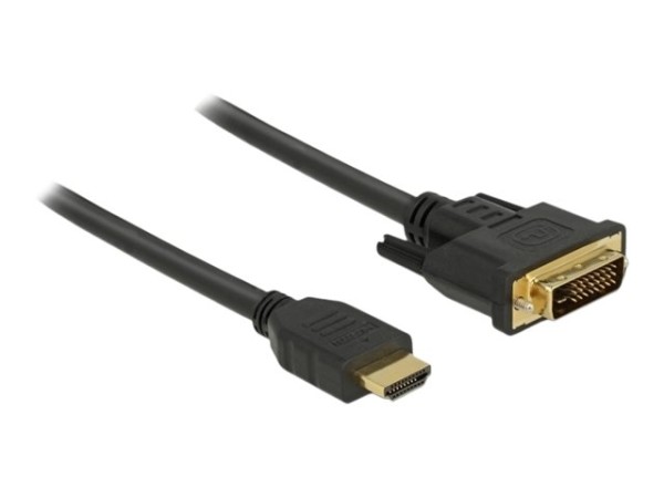 DELOCK HDMI zu DVI 24+1 Kabel bidirektional 1,5 m
