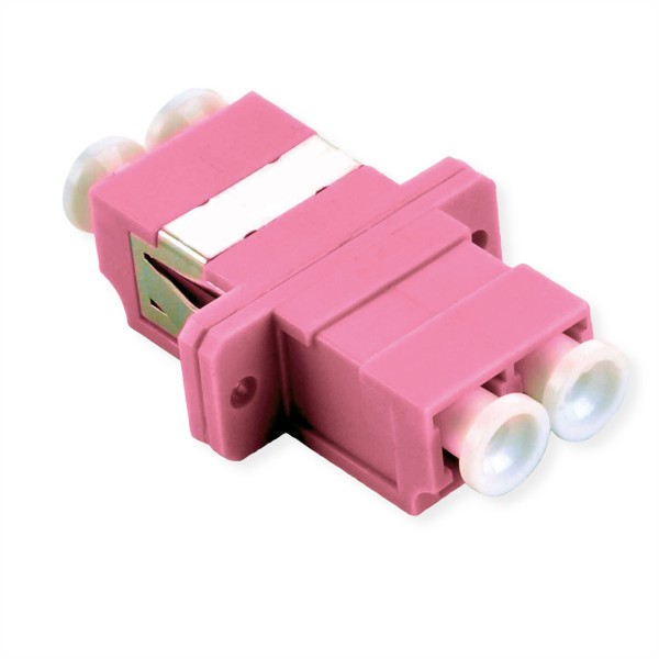 LWL Adapter LC Duplex OM4 mit Flansch (21.99.0666)