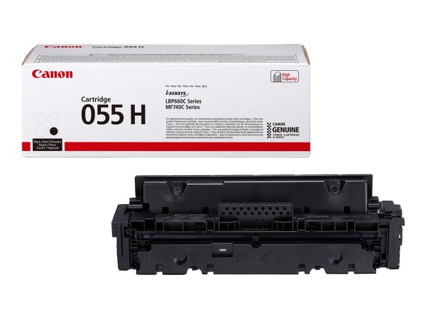 CANON 055 H - Hohe Ergiebigkeit - Schwarz - Original - Tonerpatrone - für i-SENSYS LBP663Cdw, LBP664