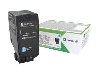 LEXMARK Cyan Tonerpatrone LCCP, LRP, Lexmark Corporate