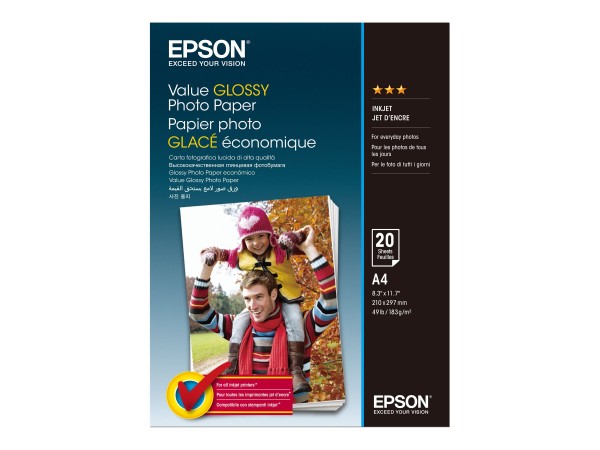 Epson C13S400035 Pap.Phot Gla éco A4 20F