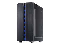 INTERTECH Thunder Midi Tower ATX Gaming Gehäuse Seitenfenster