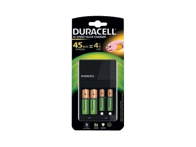 DURACELL CEF14 - Batterieladegerät - 4 Std. - 4xAA/AAA - mit 2 x AA 1300 mAh batteries and 2 x AAA 7