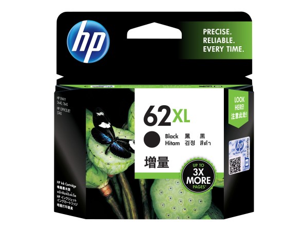 HP 62XL Schwarz Tintenpatrone