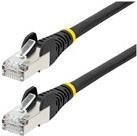 STARTECH.COM 50cm CAT6a Kabel LSZH 10 Gigabit RJ45 LAN Kabel SFTP Patchkabel CAT6a Verlegekabel Abge