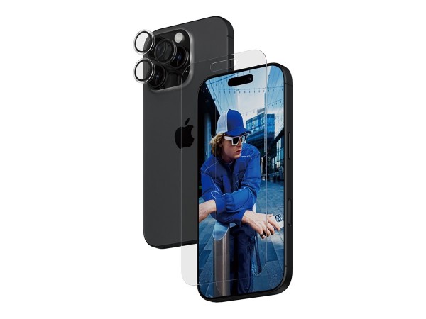 PANZERGLASS 2-in-1 Bundle iPhone'24 6.3" Pro
