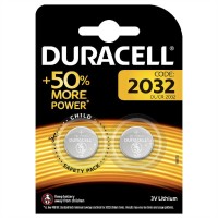 DURACELL Long Lasting Power Knopfzelle Batterie CR 2032 2er Blister