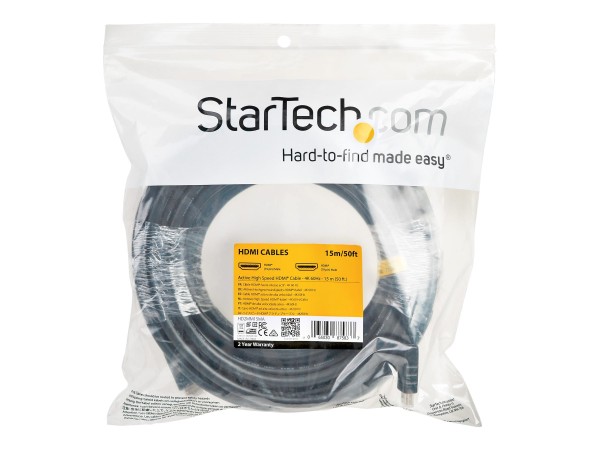 STARTECH.COM High Speed HDMI Kabel - CL2 - Aktiv - 4K 60Hz - 15m