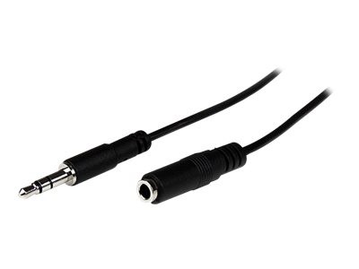 STARTECH.COM 2m 3,5mm Stereo Klinkenverlängerung / Audio-Verlängerungskabel - St/Bu - 3,5mm Klinkenk