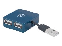 MANHATTAN Micro USB 2.0 (4P) blau