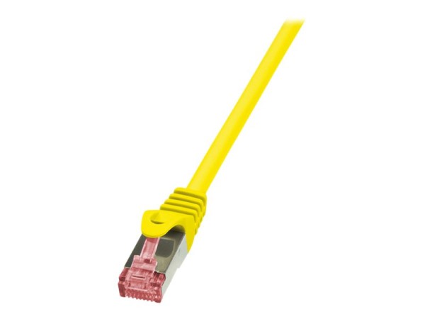 LOGILINK CQ2077S S/FTP Patchkabel Kat.6 PrimeLine gelb - 5,00m