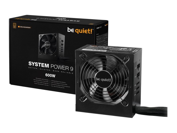 BE QUIET quiet! System Power 9 CM 600W ATX24