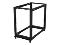 STARTECH.COM 18U Open Frame Rack - 4 Post - 22-40 in. Adjustable Depth - Schrank - offener Rahmen -