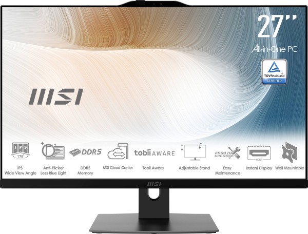 MSI Modern AM272P 1M-836DE 68,6cm (27") Core 5-120U 8GB 512GB W11P