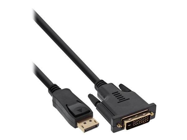 INLINE DisplayPort zu DVI Konverter Kabel Schwarz 1,5m