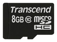 TRANSCEND SDHC CARD MICRO 8GB CLASS 10
