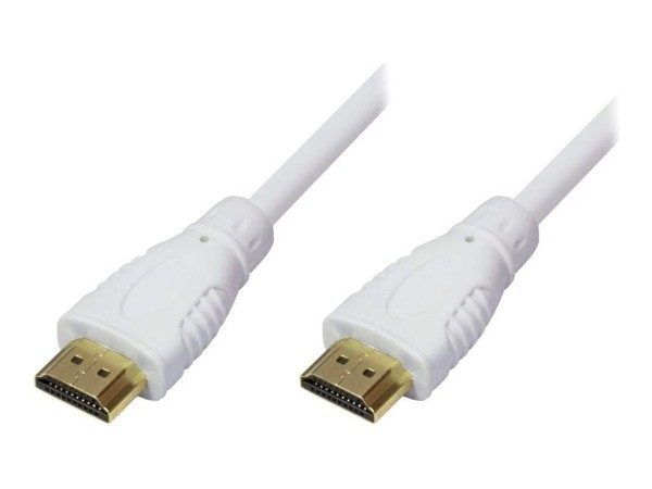 TECHLY HDMI Kabel A M/M high speed 5m weiss