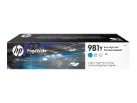 HP 981Y Besonders hohe Ergiebigkeit Cyan PageWide Tintenpatrone