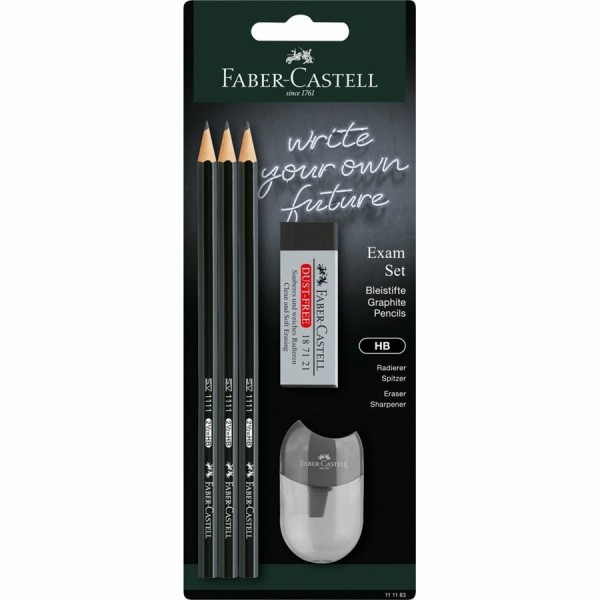 FABER CASTELL Bleistift 1111 Exam Set BK