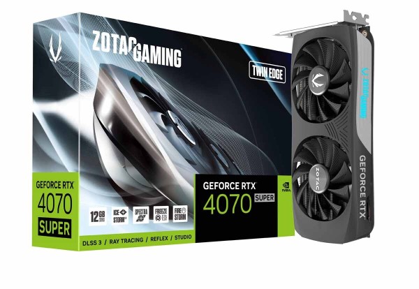 ZOTAC GAMING GeForce RTX 4070 SUPER Twin Edge 12GB