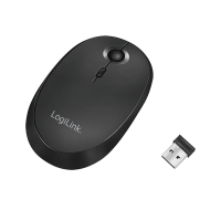LOGILINK Maus Funk & Bluetooth,2.4GHz,800/1200/1600dpi,schw.