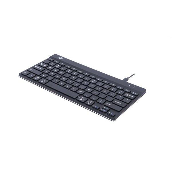 R-GO TOOLS R-Go Tastatur Compact Break US-Layout drahtlos schwarz