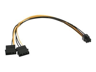 Mainboard Stromadapter -> 6pol für PCI-Express, 25cm
