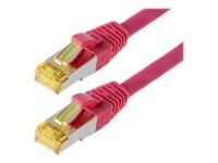 HERWECK helos Patchkabel S/FTP (PIMF)CAT 6a magenta 1,5m