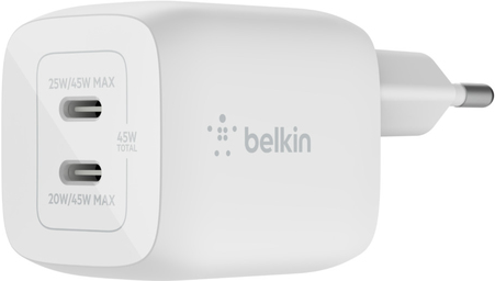 BELKIN BOOST CHARGE PRO GaN - Netzteil - PPS- und GaN-Technologie - 45 Watt - Fast Charge, PD 3.0 -