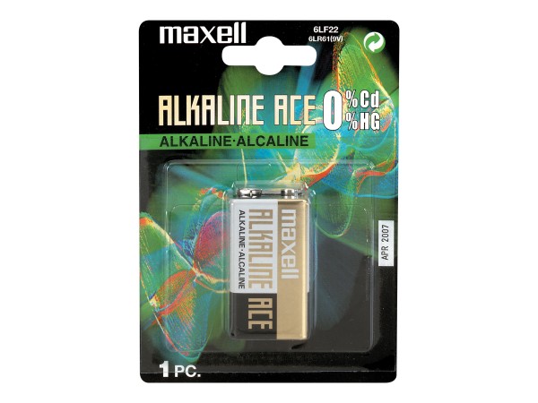 MAXELL Batterie Maxell 6LR61 Alkali Mignon 9V