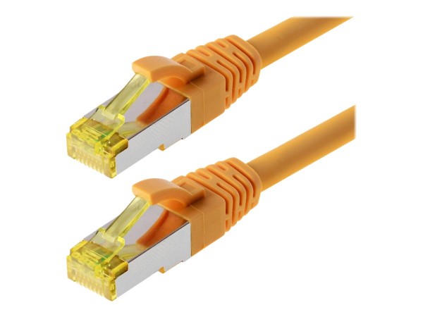 helos Patchkabel S/FTP (PIMF) CAT 6a gelb 30m