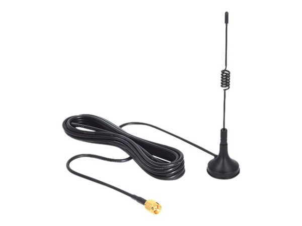 DELOCK ISM Antenne Delock 433 MHz SMA 3dBi omni starr Standfuß
