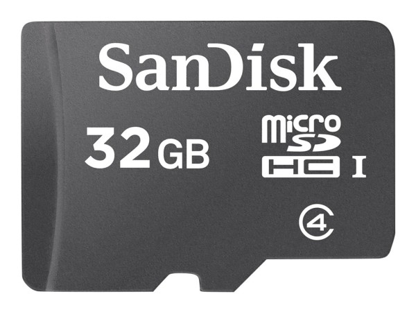 SANDISK microSDHC Speicherkarte 32GB + Adapter Mobile