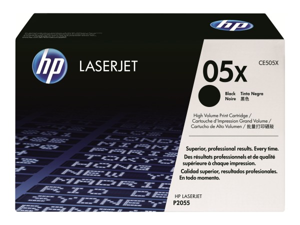 HP 05X Schwarz LaserJet Tonerpatrone (CE505X)