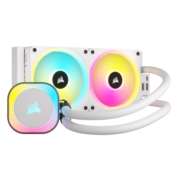 CORSAIR iCUE LINK H100i RGB White | AiO-Wasserkühlung