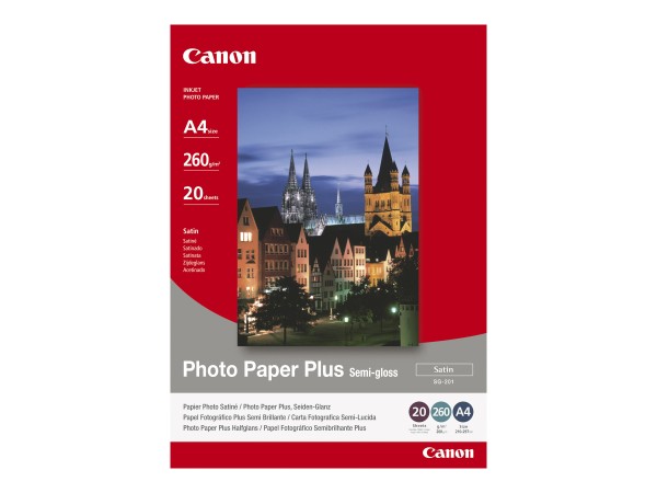 CANON Plus Semi-gloss SG-201 Fotopapier A3 20Blatt