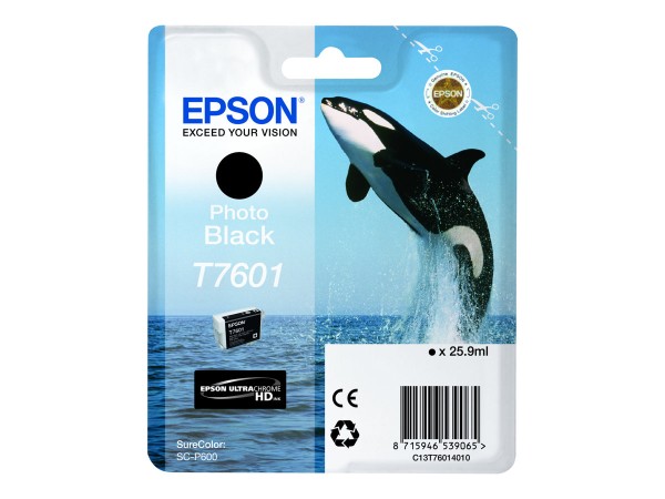 EPSON T7601 Photo schwarz Tintenpatrone