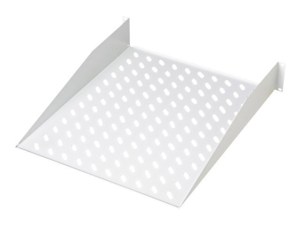 DIGITUS Fachboden für alle 48,3cm 19Zoll Schränke RAL7035 grau 483x370x88mm mit Befestigungsmaterial