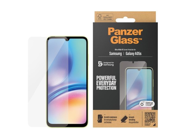 PANZERGLASS 7343 Display-/Rückseitenschutz für Smartphones Klare Bildschirmschutzfolie Samsung