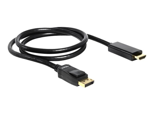 DELOCK Kabel Displayport > HDMI St/St 1m